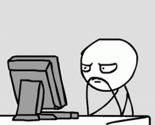 Computer Stick Man GIF