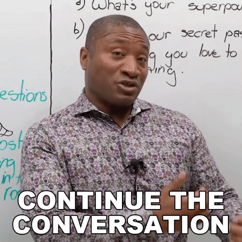 Continue The Conversation James GIF