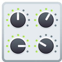 Control Knobs Objects Sticker
