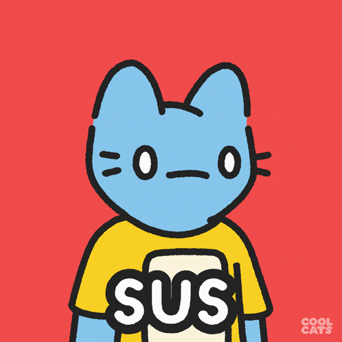Cool Cats Blue Cat GIF