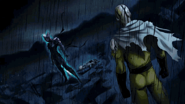 Cosmic Garou Saitama GIF