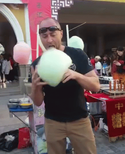 Cotton Candy Devour GIF