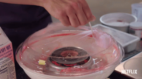 Cotton Candy Making GIF
