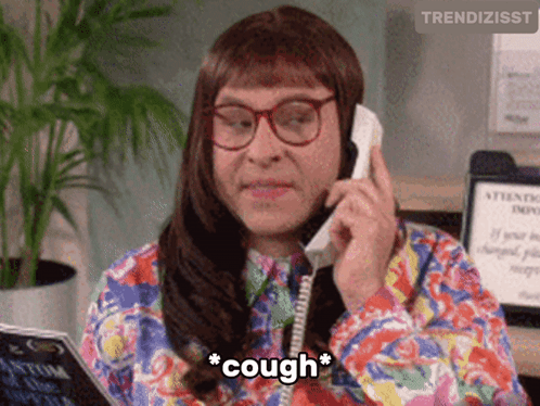 Cough Carol Beer GIF