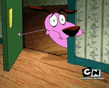 Courage The Cowardly Dog Screaming GIF