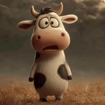 Cow Hi GIF