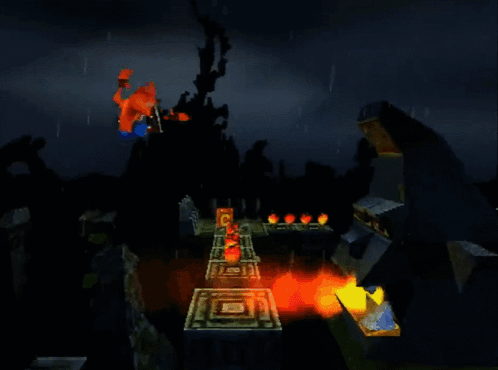 Crash Bandicoot Platformer GIF