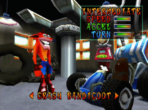 Crash Team Racing Crash Bandicoot GIF