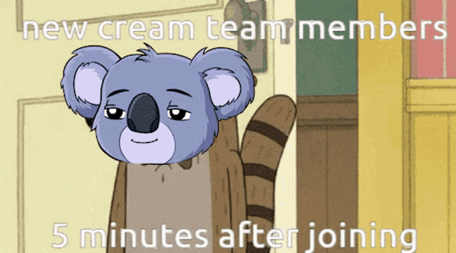 Cream Team Koala GIF