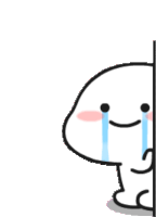 Cry Peek Sticker