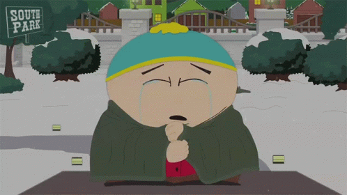 Crying Cartman GIF
