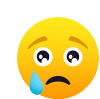 Crying Face Joypixels Sticker