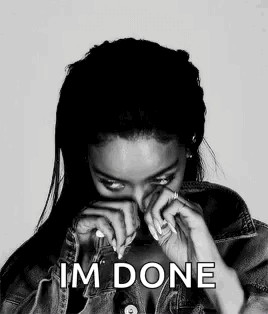 Crying Rihanna GIF