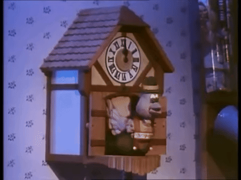 Cuckoo Clock Midnight GIF