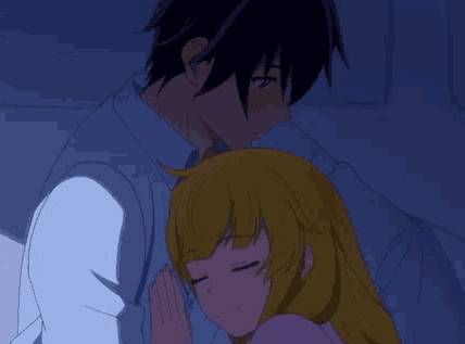Cuddle Bed Hug GIF