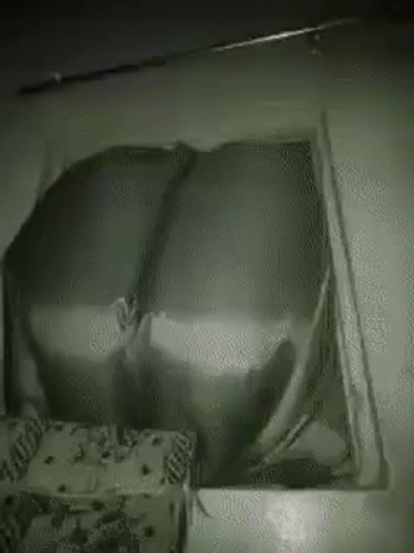 Curtains Windy Weather GIF