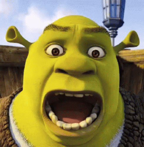 Cushelle Shrek Distorted GIF