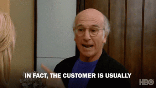 Customer Moron GIF