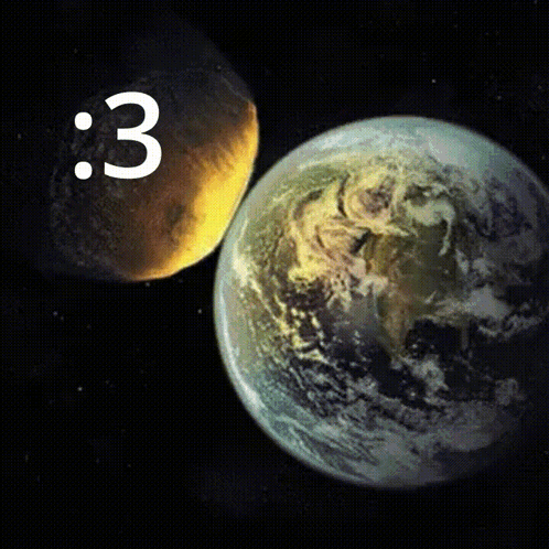 Cute Asteroid GIF