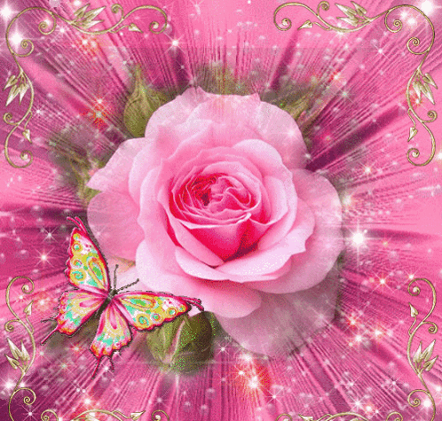 Cute Flowers Good Morning GIF