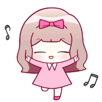 Cute Girl Sticker