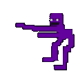 Dance Purple Sticker