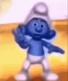 Dance Smurf GIF