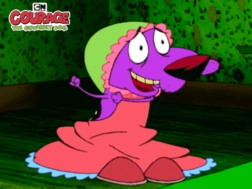 Dancing Courage GIF