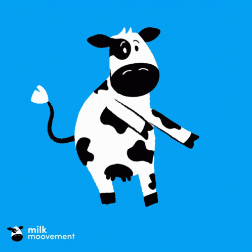 Dancing Cow GIF