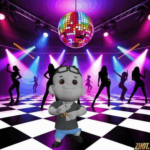 Dancing In A Disco Disco Dance GIF