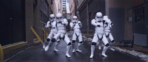 Dancing Stormtrooper GIF