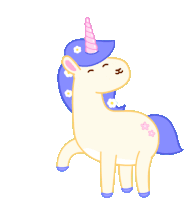 Dancing Unicorn Molang Sticker
