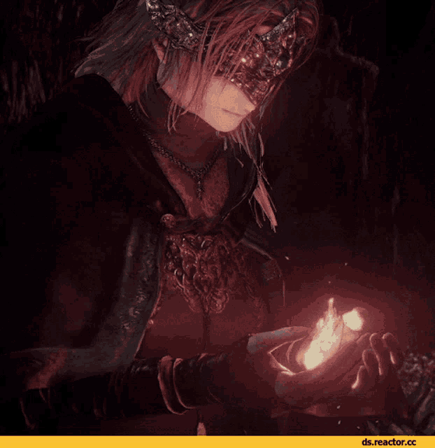 Dark Souls Fire Keeper GIF