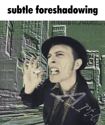 David Bowie Meme Outside Bowie GIF
