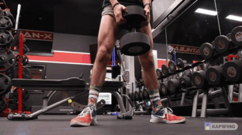 Db Drop Squat GIF