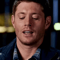 Dean Winchester Sigh GIF