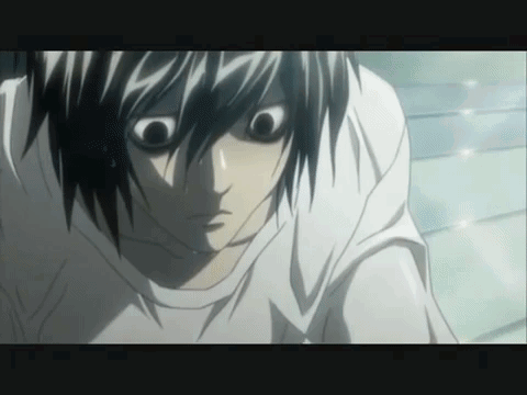 Death Note L Lawliet GIF