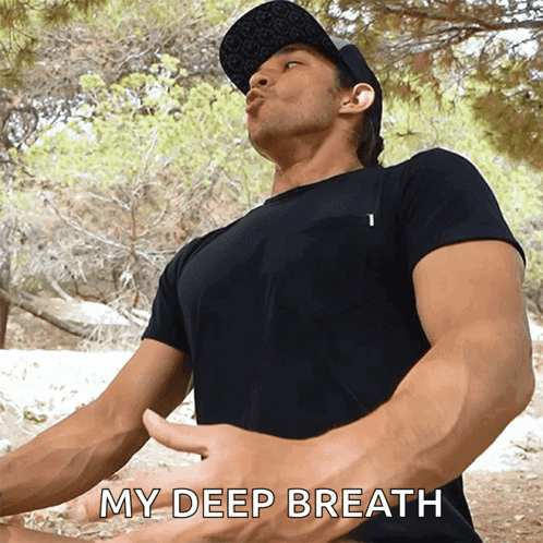 Deep Breathing Wil Dasovich GIF