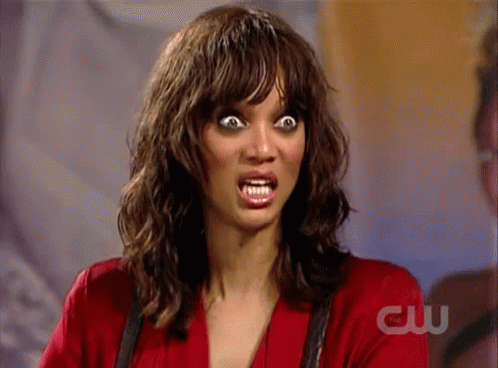Deer In Headlight Tyra Banks GIF