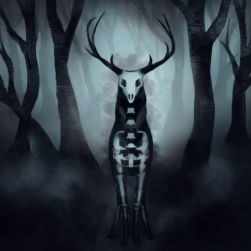 Deer Skeleton GIF