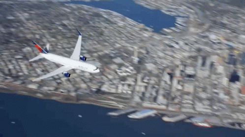 Delta Airplane GIF