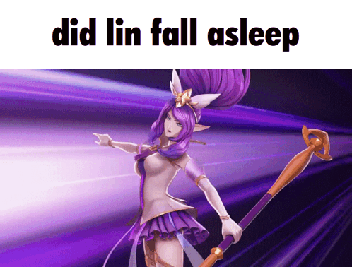 Did Lin Fall Asleep Lin Janna GIF