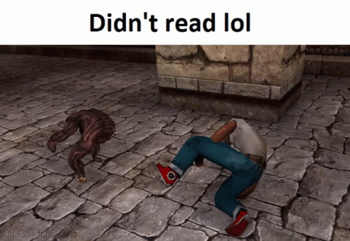 Didnt Read Lol Serious Sam GIF
