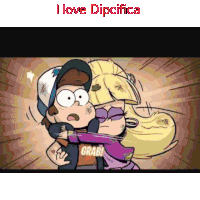 Dipcifica Dipper Pines Sticker