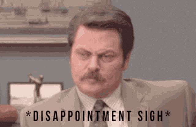 Disappointed Sigh GIF