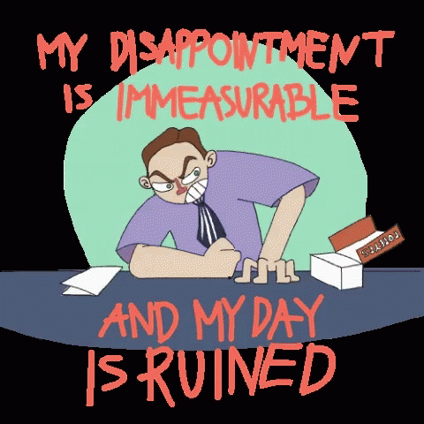 Disappointment Report Of The Week GIF