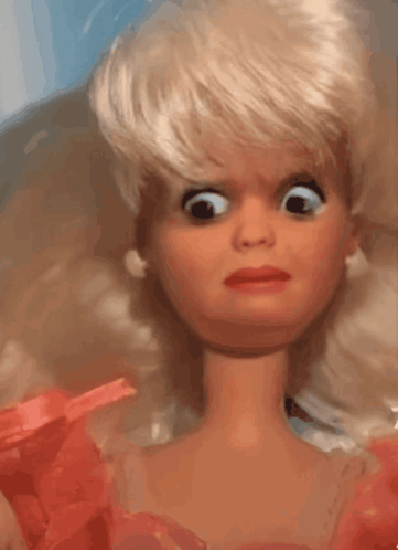 Disgusted Barbie GIF