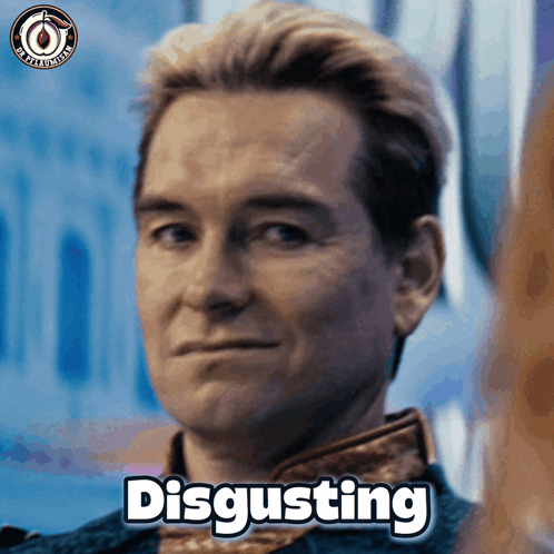 Disgusting Homelander GIF