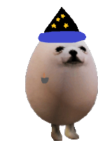 Dog Egg Wizard Sticker