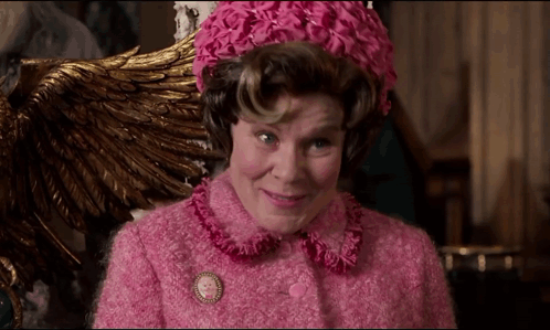 Dolores Jane Umbridge Harry Potter GIF